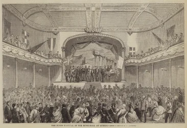 The Burns Festival in the Music-Hall at Quebec